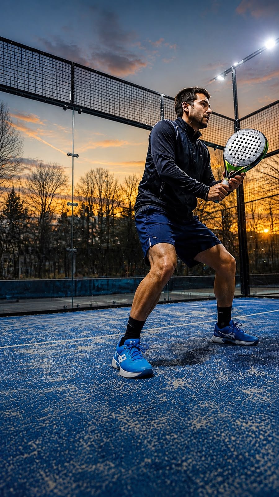 Jugador de pádel en Pádel Club